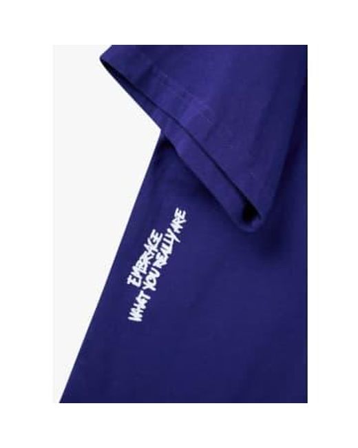 T-shirt graphique arrière mens 9zero1 en bleu Replay pour homme en coloris Blue