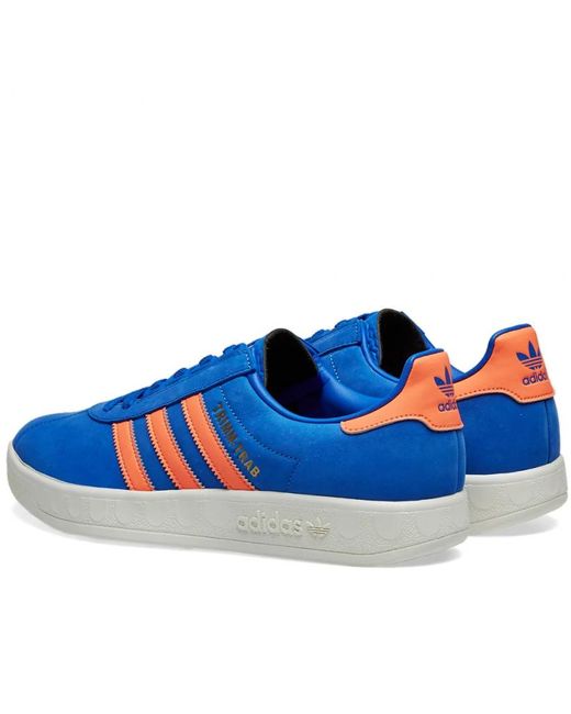 Adidas Trimm Trab Blau, Orange & Cremeweiß EE5743 in Blue für Herren