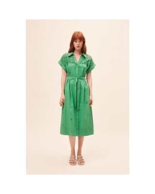 Suncoo Green Coco Dress T0-uk8