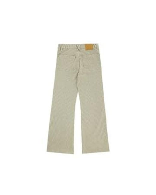 seventy + mochi Natural Queenie Jeans Khaki Stripe 26