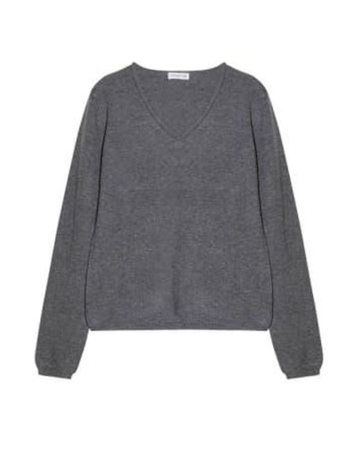 Cashmere pullover v escote Engage de hombre de color Gray