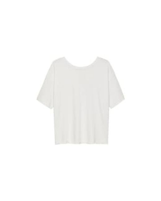 Camiseta espalda abierta relajada blanco y relajado Catwalk Junkie de color White