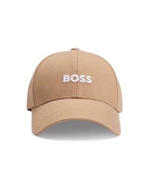Boss Natural Zed Embroidered Cotton Cap for men