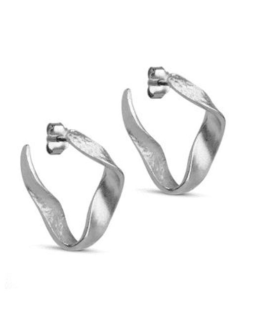 Enamel Copenhagen Metallic Dalia Earrings Plated