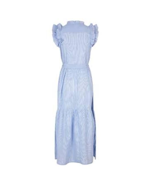 Lolly's Laundry Blue Harriet Maxi Dress Stripe S