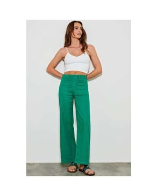 Five Jeans Green Lucia Trouser