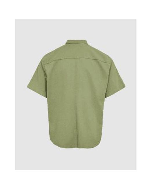 Eric 9923 Shirt Epsom di Minimum in Green da Uomo