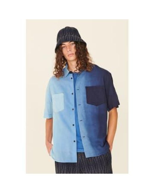YMC Blue Mitchum Shirt M for men