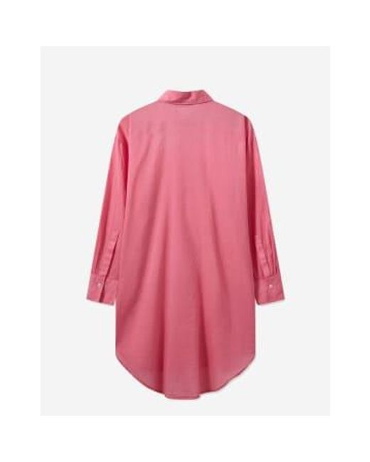 Mos Mosh Pink Mmrosie Voile Shirt Dress Size: Xs, Col: S