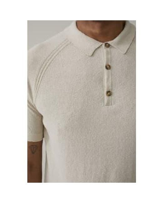 Closed Natural Fine Italian Mesh Polo Shirt 2xl for men