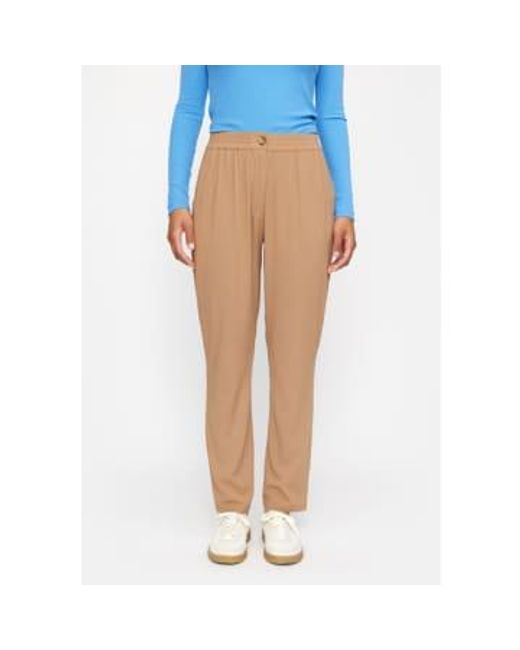 SOFT REBELS Natural Srbrianna Tiger's Eye Trousers Xs