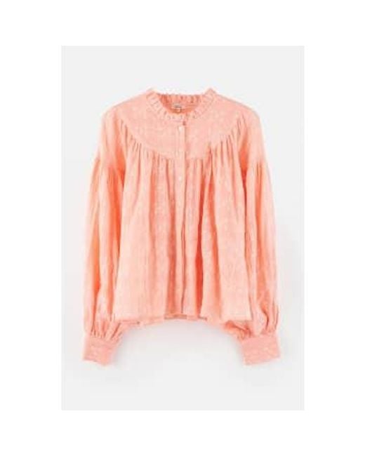 Goyave diana blouse Bellerose en coloris Pink