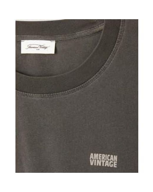 Camiseta pymaz American Vintage de color Gray