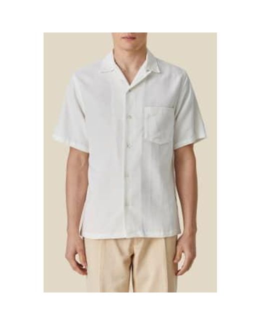 Portuguese Flannel White Pique Shirt / S for men
