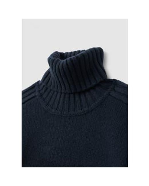 Belstaff Blue S Watch Rollneck Sweatshirt for men