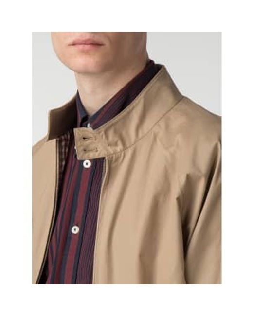 Sand Cotton Harrington Jacket di Ben Sherman in Brown da Uomo