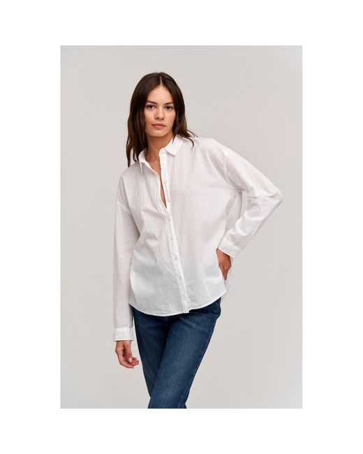 Devyn Shirt di Velvet By Graham & Spencer in White