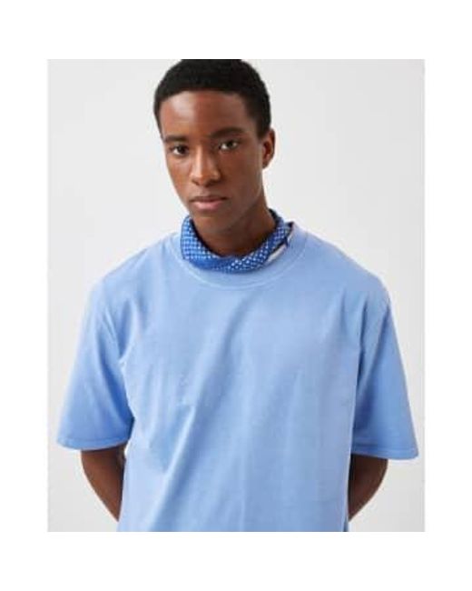 Minimum Blue Lono Hydrangea Short Sleeved T-shirt M for men