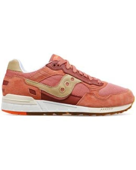 Saucony Pink Shadow 5000 Premium Pack Trainers Coral/tan Uk 8 for men