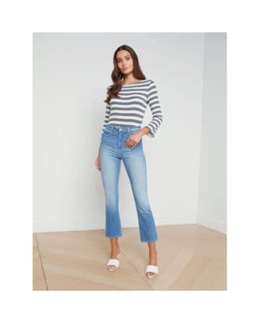 Lagence Mira Jeans di L'Agence in Blue