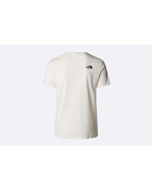 The North Face White Foundation Coordinates Graphic T-shirt S / Blanco