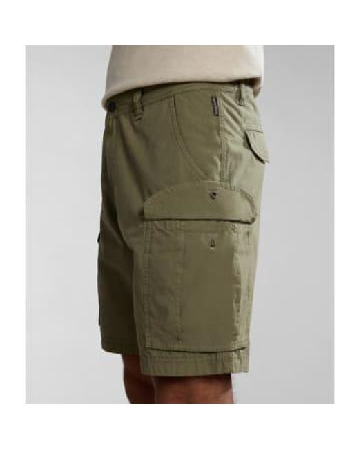 Noto 2.0 shorts en lichen vert Napapijri pour homme en coloris Green