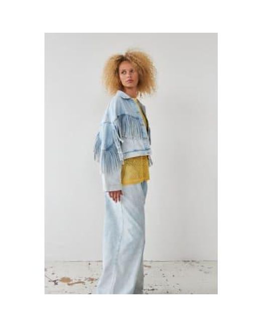 Soft Sky Jacket With Fringes di Stella Nova in Multicolor