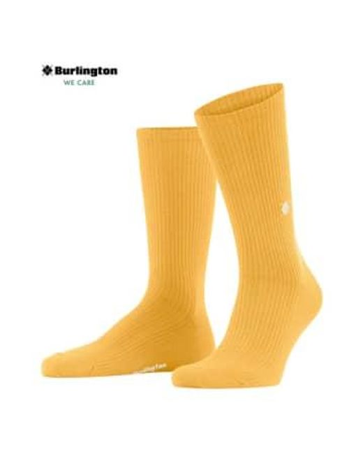 Burlington Yellow Boston Sun Socks 40-46