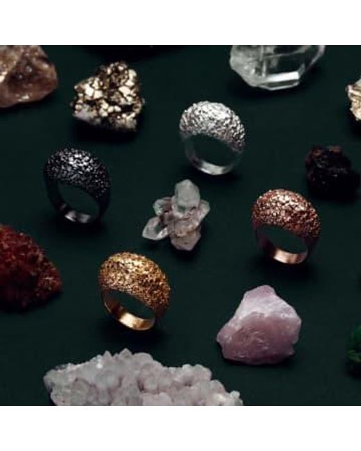 RADIAN jewellery Metallic Crystal Ring