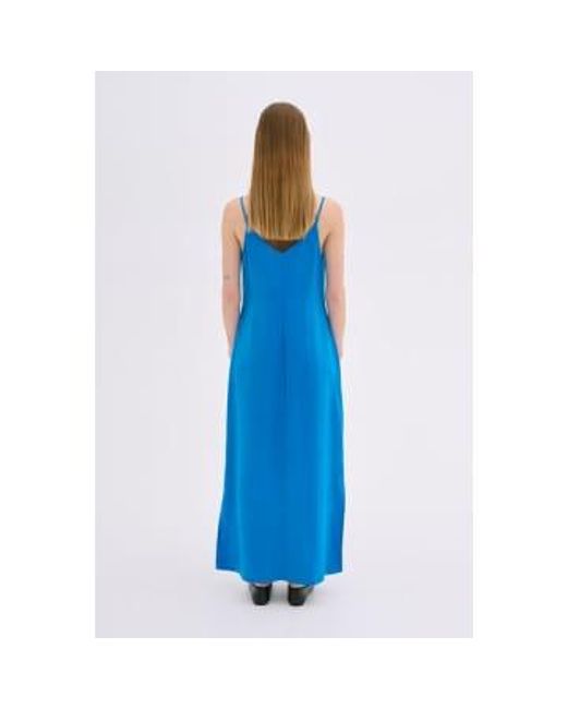 My Essential Wardrobe Blue Estelle Strap Dress 34 /