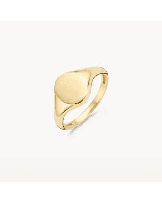 Blush Lingerie Metallic 14k gelbgold signet ring