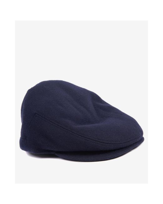 Barbour navy deals flat cap