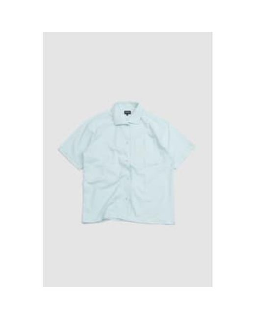 Arpenteur Blue Coral Shirt Rachel Mesh Pale Cloud L for men