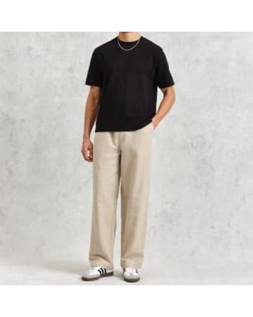 Wax London Natural Campbell Trouser Linen/cotton 30 for men