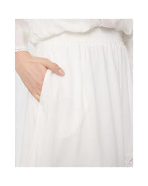 Nugaia Skirt 1 di Numph in White