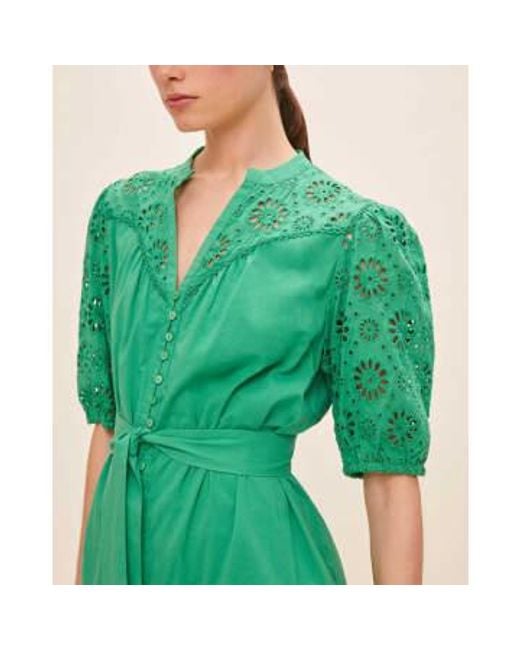 Suncoo Green Camy Dress