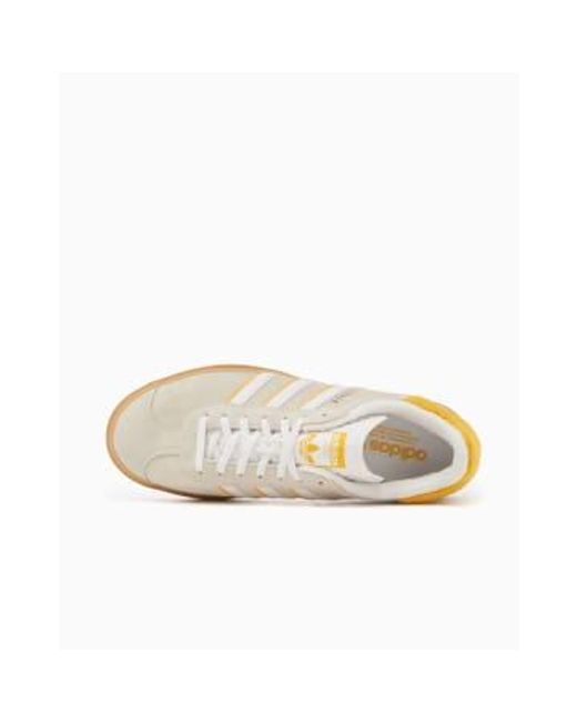 Adidas White Gazelle Bold Ih9929 Ivory / Footwear Gold 39 1/3 for men
