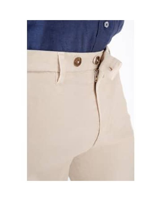 Slim Fit Cotton Chino Pant di Briglia 1949 in Blue da Uomo