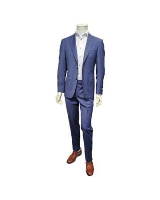 Canali Blue Dark Modern Fit Suit 13280/31/7r-bf01534/303 48 for men