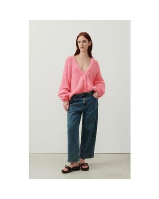 American Vintage Pink Zolly Cardigan Xs/s