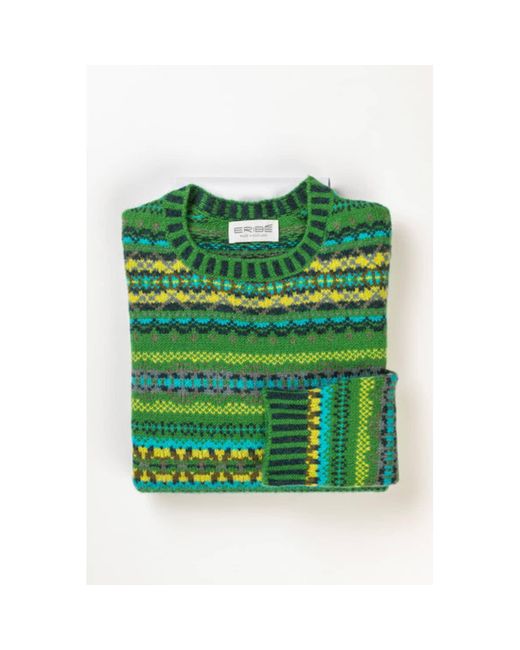 Eribe Green Kinross Zinnia Sweater