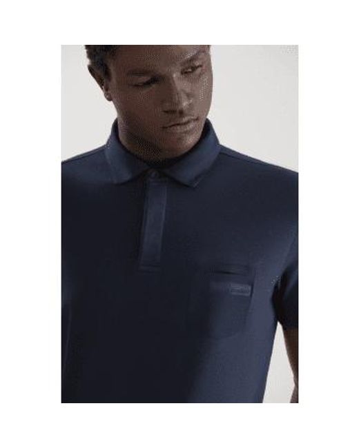 Polo revocador azul Rrd de hombre de color Blue