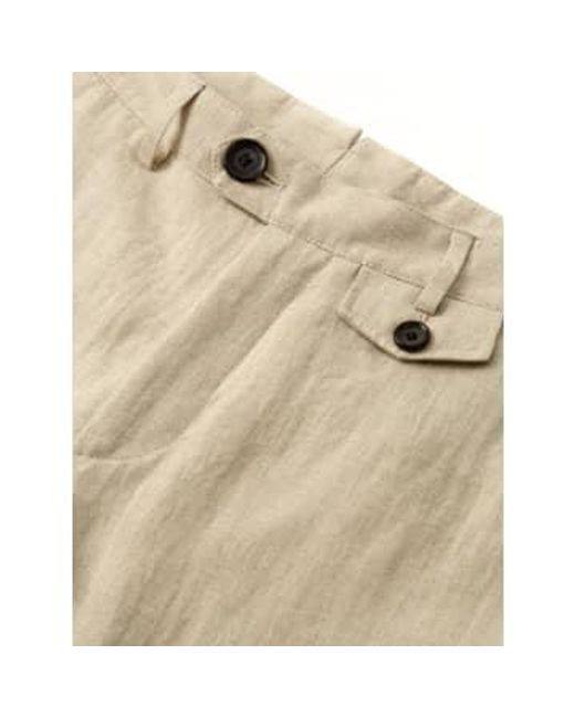 Oliver Spencer Natural Fishtail Trousers Coney for men