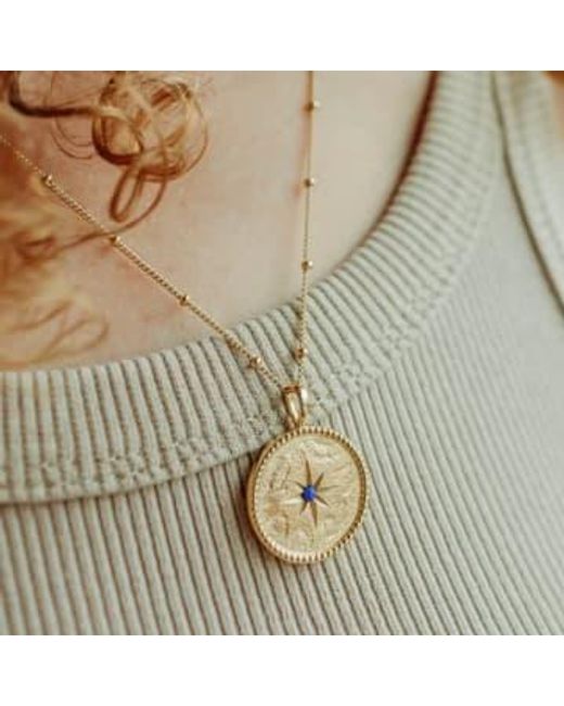 Claire Hill Designs White "kind" Shorthand Coin Necklace