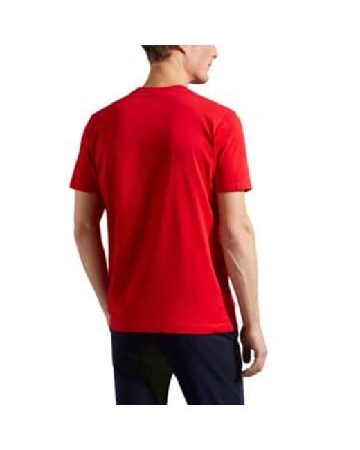 Paul & Shark Red T-shirt C0p1002 577 M / for men