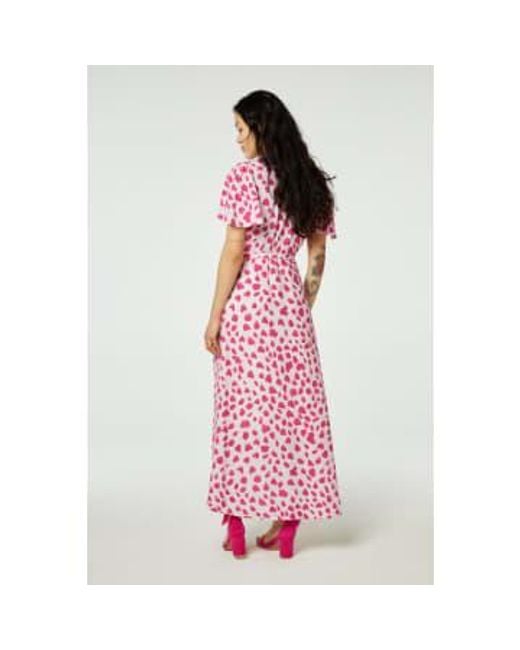 FABIENNE CHAPOT Pink Archana Butterfly Dress Dolly Leopard 36