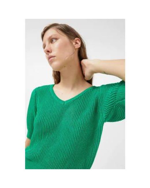 Compañía Fantástica Green V Neck Knit S