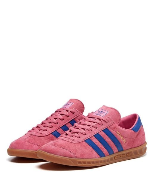 Hamburg Pink & Blue Shoes adidas de Ante de hombre | Lyst