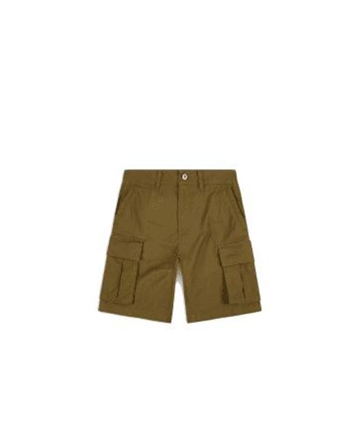 The North Face Green Anticline Cargo Shorts Military for men