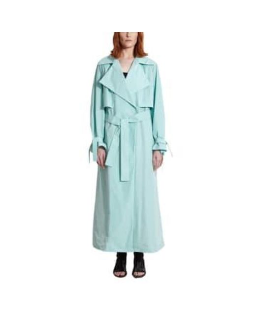 Hevò Blue Trench Margherita Snw F718 4908